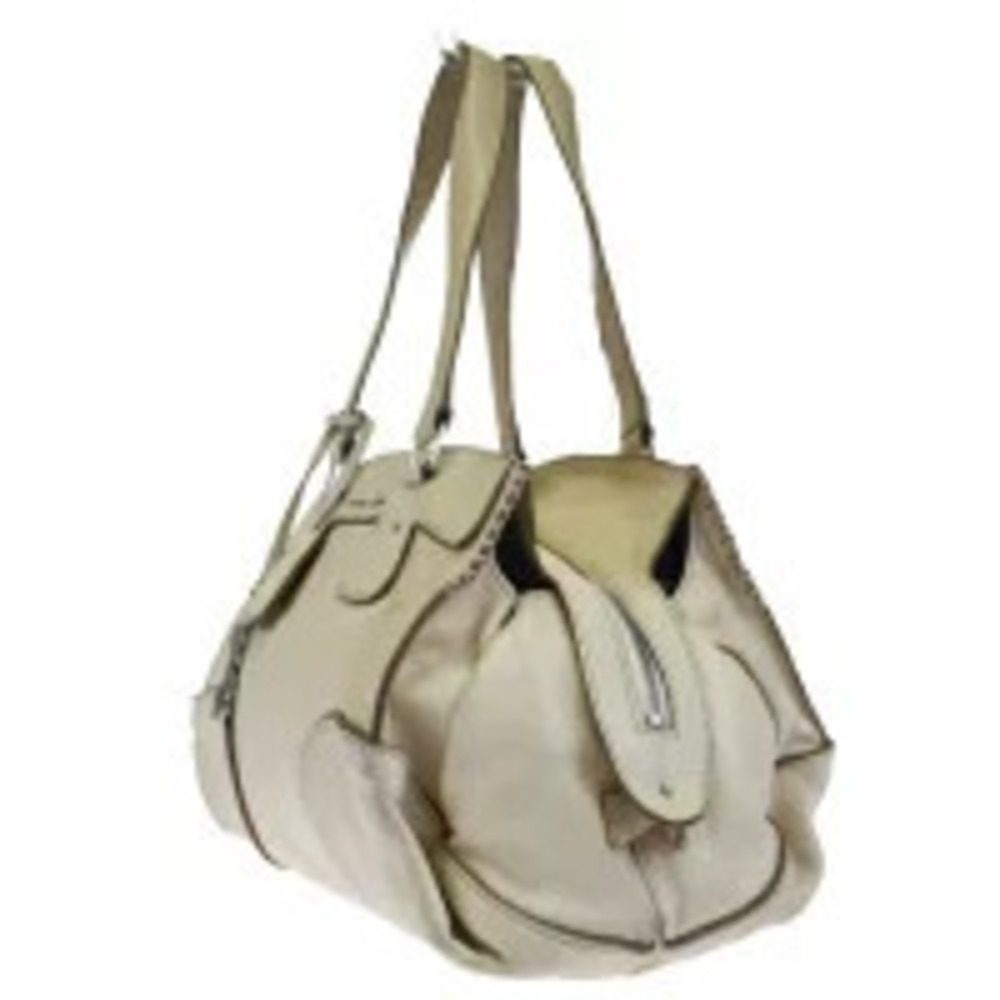 Celine Leather Beige Bag Shoulder Tan